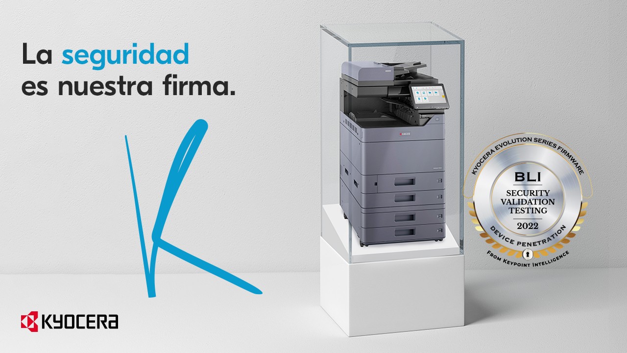 Keypoint Intelligence reafirma la seguridad de Kyocera