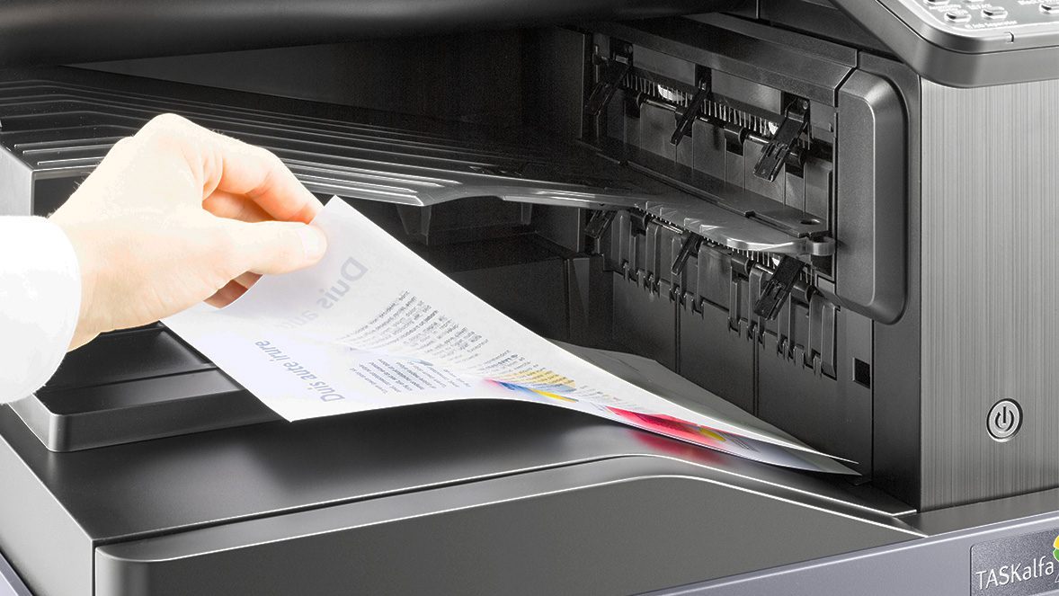 Ahorrar papel con Kyocera Impresora oficina