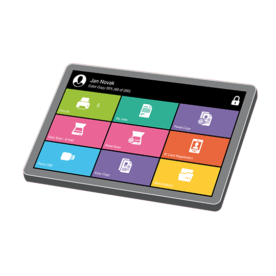 Fácil de usar, eficiente, personalizable illustracion