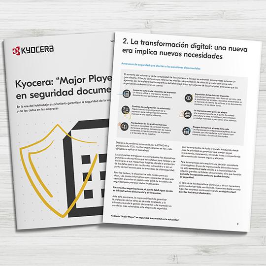 Bases sólidas para un futuro seguro Kyocera "Major Player" en securidad documental
